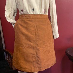 Banana Republic Mini suede skirt